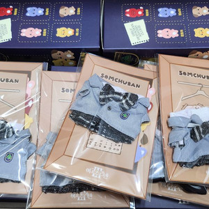 여고추리반 시즌3 솜츄반 인형 풀세트, 교복 다섯벌 미개봉