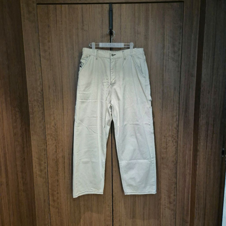 위캔더스 DRAGGY WORK PANTS (IVORY)--3