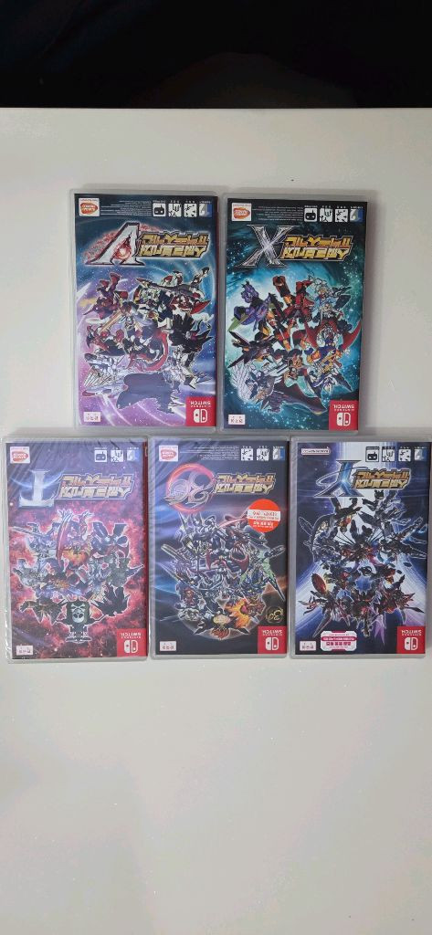 닌텐도 스위치 슈퍼로봇대전 연대기(V,X,T,30,Y) All 컬렉션 풀세트--3