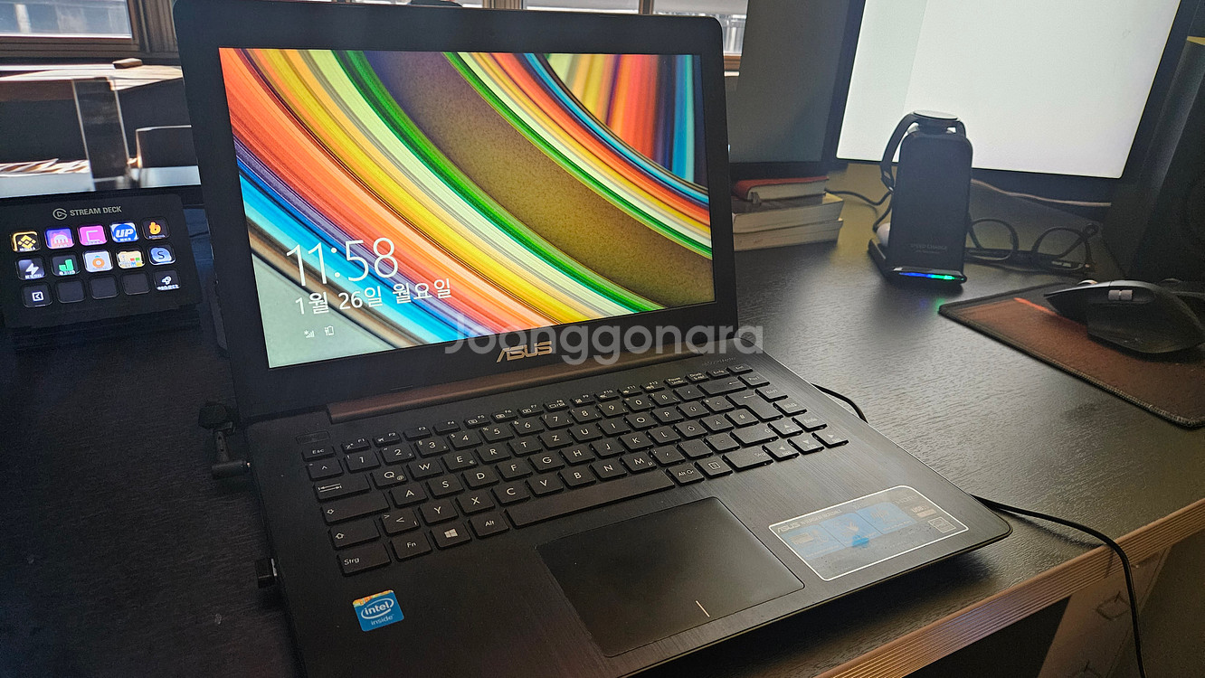 웹서핑,문서작업용 ASUS 노트북 풀셋 (마우스,가방 포함)--1