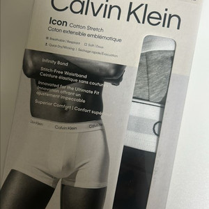 캘빈클라인 아이콘 코튼 스트레치 언더웨어 2팩