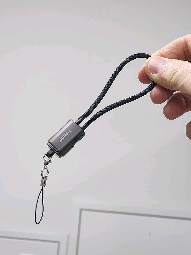 Remax C6 65W C to C 행잉 로프 USB 케이블 스트랩 이미지