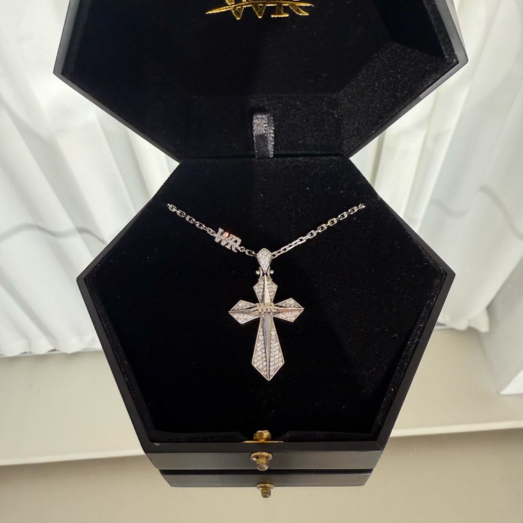 [18K,S사이즈]워치링 CR 풀다이아 네크리스 목걸이--1