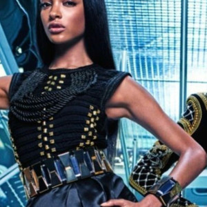 발망 흐앤므 브레이디드 탑 블랙 파티룩 이미지