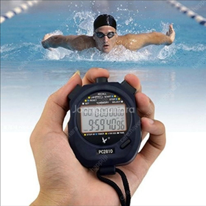 스톱 워치 판매 2행 10LAP 메모리 기능 트랙과 필드 스톱 워치 체육 등 전용품 MB012B 타이머 스톱워치