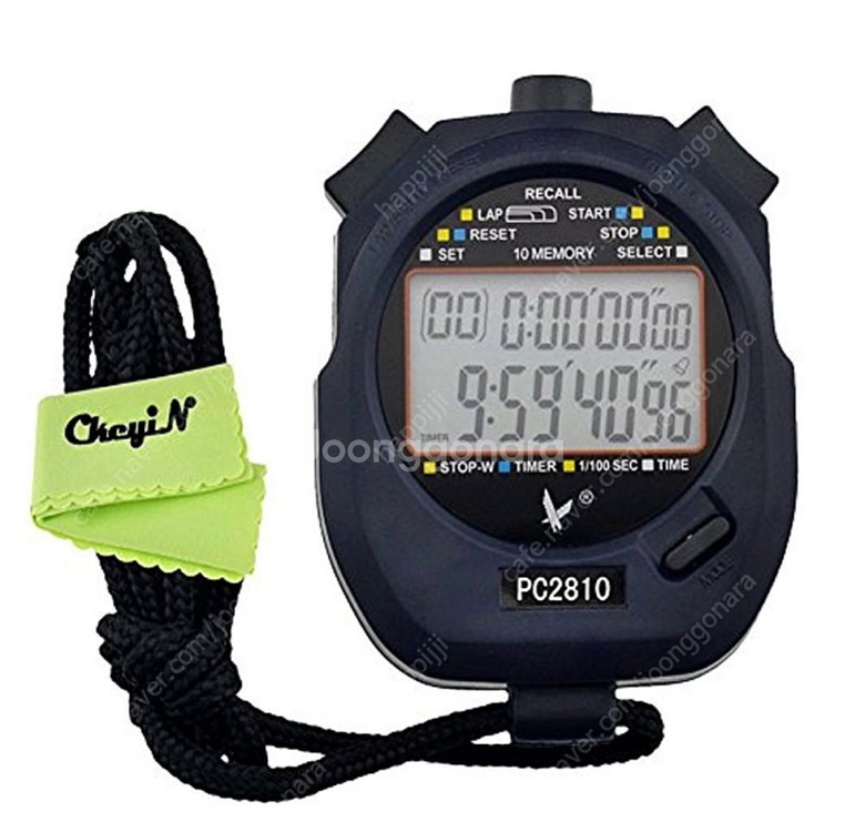스톱 워치 판매 2행 10LAP 메모리 기능 트랙과 필드 스톱 워치 체육 등 전용품 MB012B 타이머 스톱워치 이미지