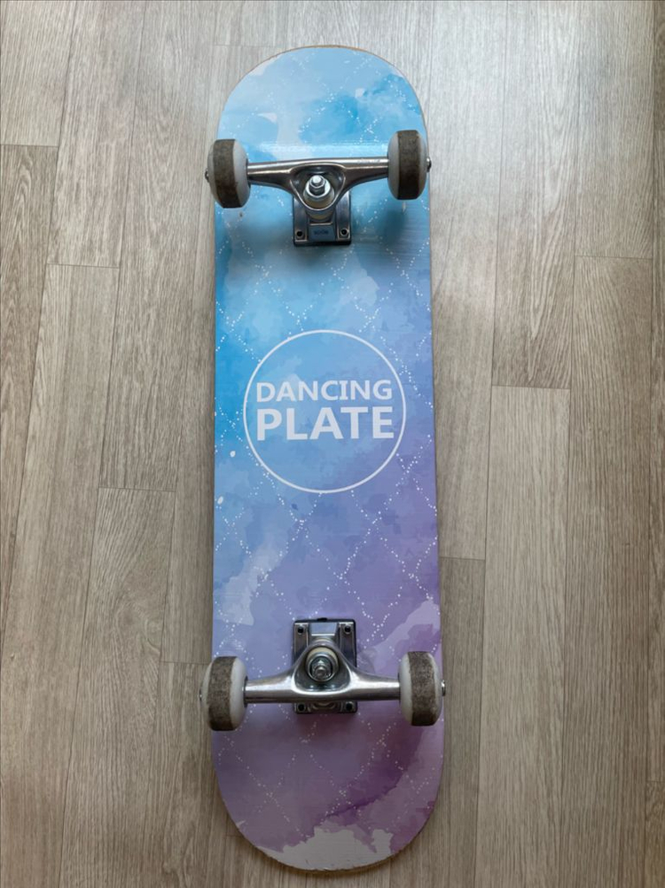 댄싱플레이트 스케이트보드 데크 파스텔톤--1