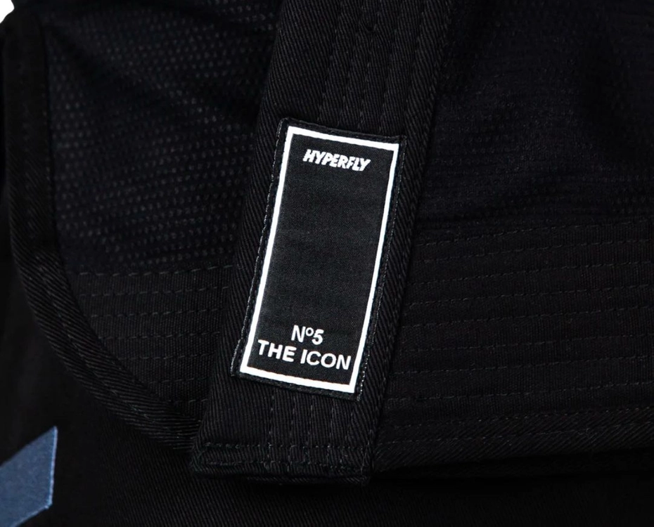 하이퍼플러이 주짓수 도복 F3(A1) Icon V wolf grey(Black) 이미지