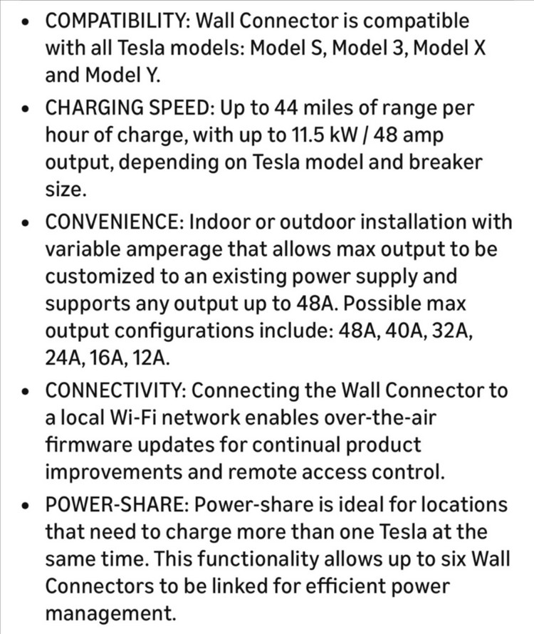 테슬라 월커넥터 벽걸이 충전기--5