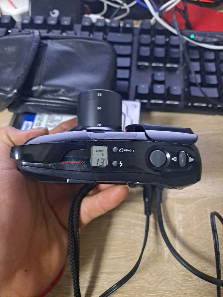 올림푸스 스타일러스 줌 필름 카메라 필카 자동필카 오토 카메라 이미지