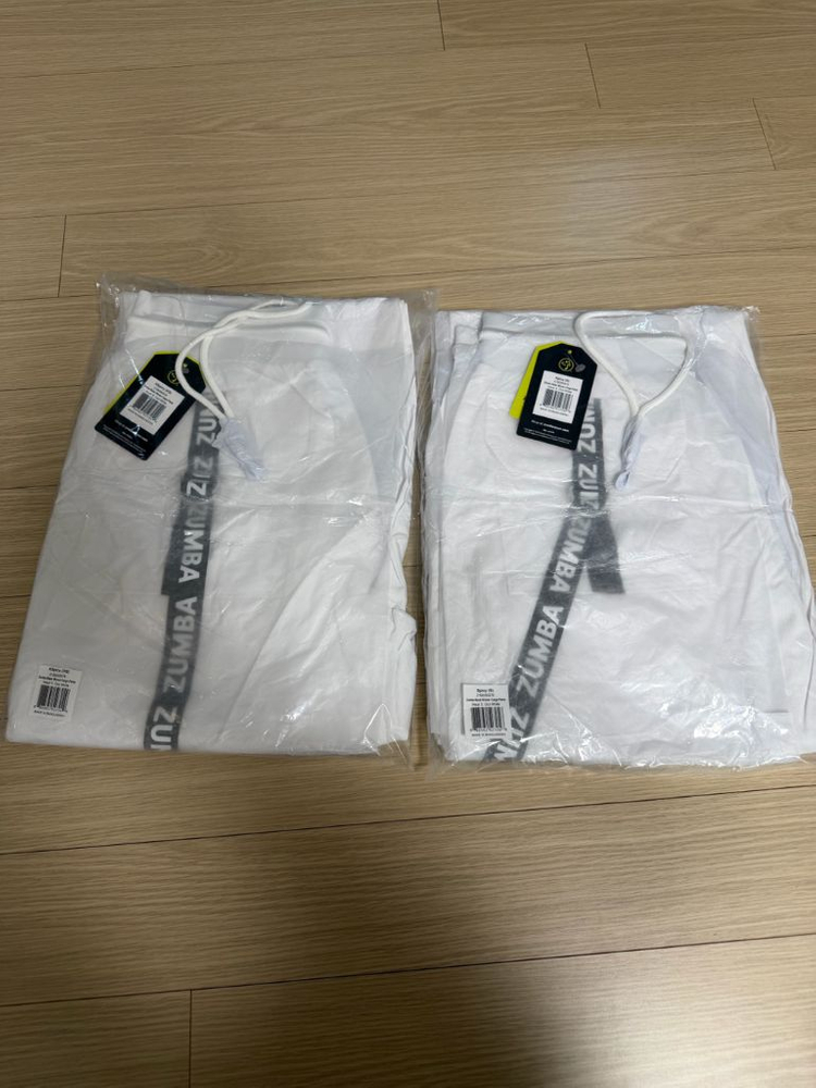 줌바웨어 줌바신상 화이트조거팬츠--2