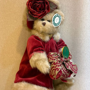 베어링턴 밍크 버건디 베어 테디베어 빈티지