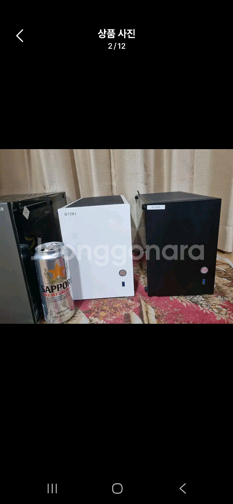 미니ITX 케이스 + h310보드 정격파워 데스크탑2개--1