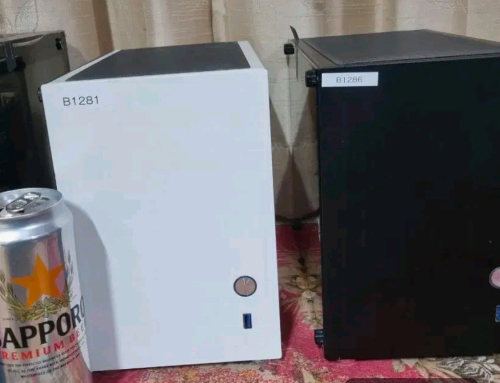 미니ITX 케이스 + h310보드 정격파워 데스크탑2개 이미지