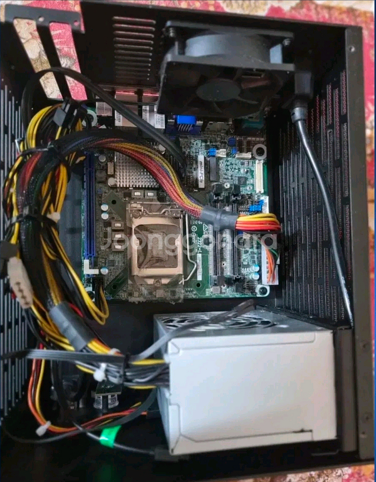 미니ITX 케이스 + h310보드 정격파워 데스크탑2개--4