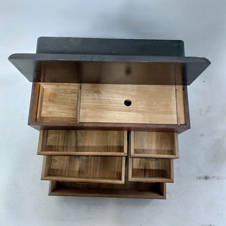 옛날 받지고리함. 바느질함- 고가구. 민속품. 근대사. 골동품--6