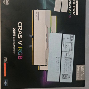 에센코어 klevv ddr5 6000MHz cl30-36-36 rgb white 서린64GB(32x2) 램 팝니다