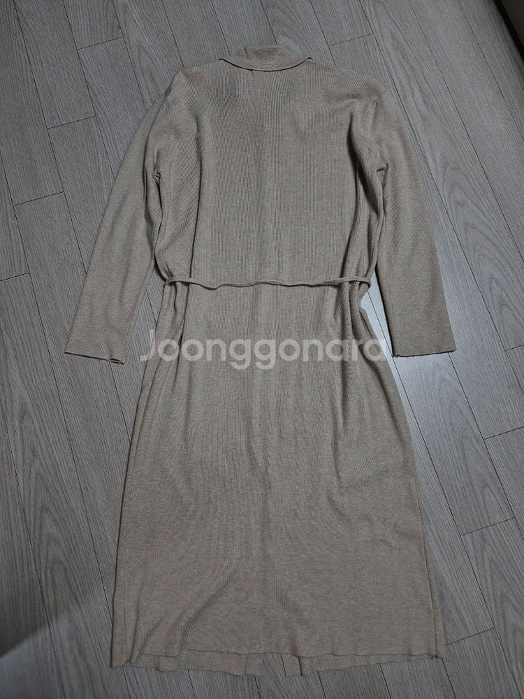 베이지 니트원피스--1