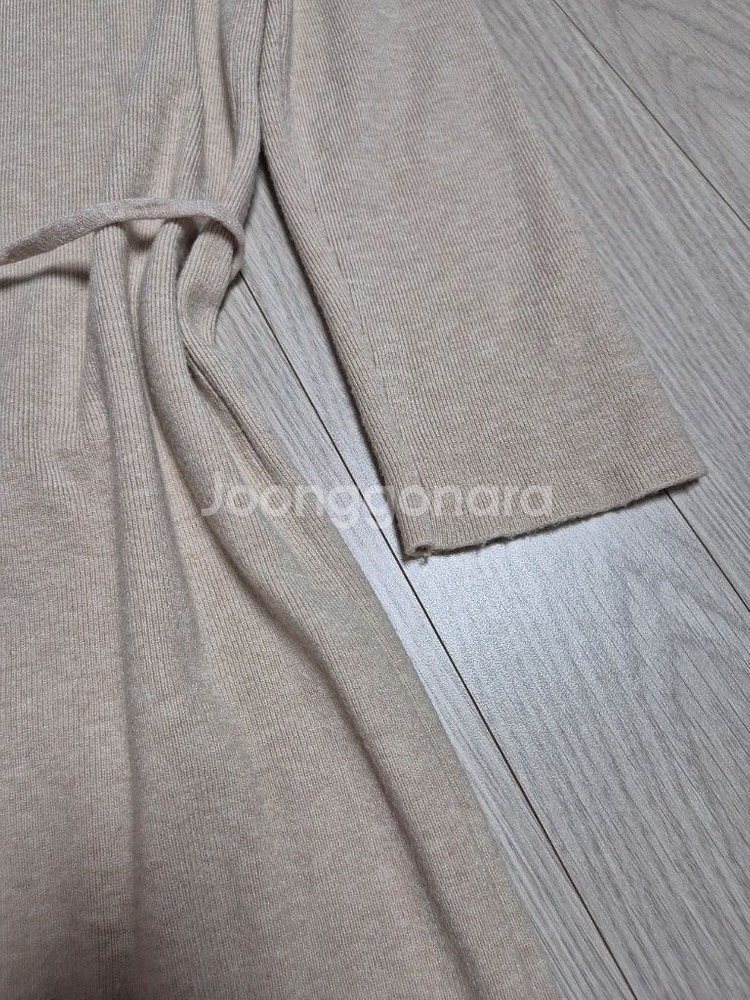 베이지 니트원피스--2