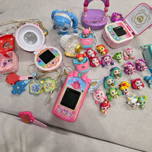 티니핑 피규어 20개 일괄.팩트.쥬얼리윙.꾸래핑등 일괄