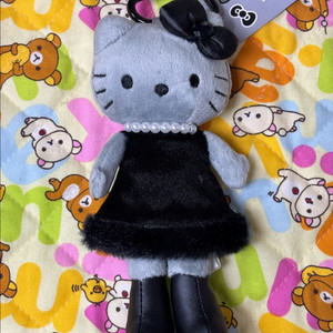 블랙엔젤 헬로키티 롱다리 인형키링 [일본정품 새상품]