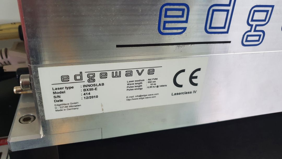 레이저 조각기 절단기 Edgewave BX5II-E 레이저정밀 조각기--2