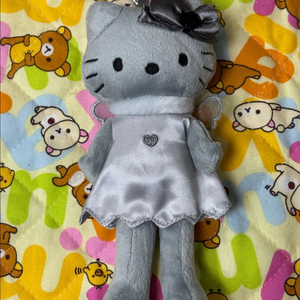 블랙엔젤 헬로키티 롱다리 인형키링 [일본정품 새상품]