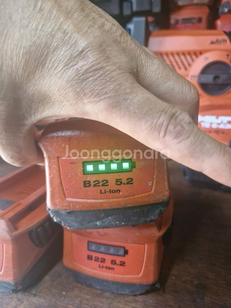 [HILTI]힐티배터리 B22 5.2AH.개당가격입니다--3