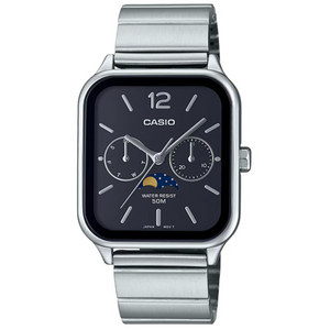 카시오 문페이즈 스퀘어 손목시계 [MTP-M305]드레스워치 (S급)