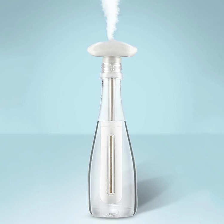 새 차량용 무드등 미니 가습기 휴대용 USB 저소음 용량 충전 필터 방수 사무실 차량 책상 LED 무드램프 가습기 이미지