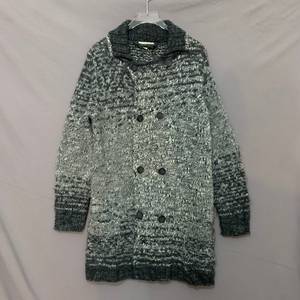 S DIESEL 디젤 그라데이션 더블 버튼 알파카 니트 롱 가디건