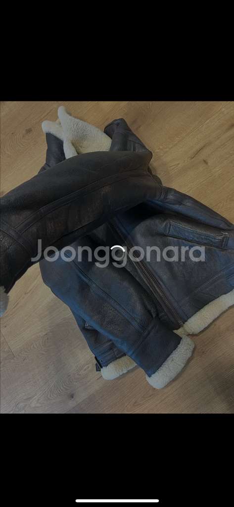 양가죽 b3 무스탕 자켓--3