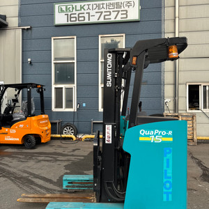 [최저가] 스미토모 전동 1.5톤 입식 지게차 14년식 최저가 공개