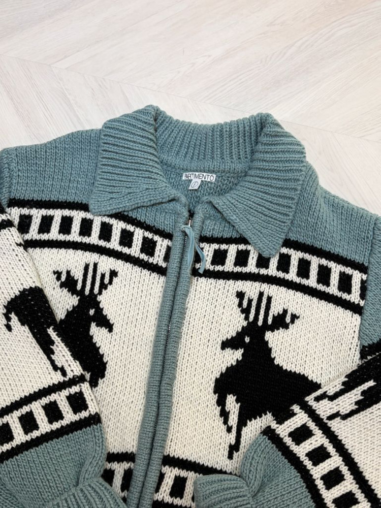 파르티멘토 니트 집업 팝니다!--1