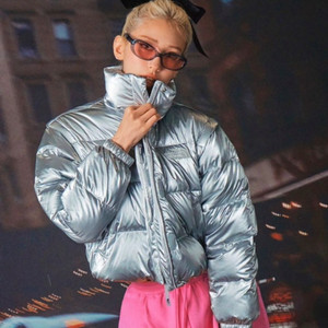 노스페이스 화이트라벨 글로시 디테쳐블 실버패딩 눕시 새상품 이미지