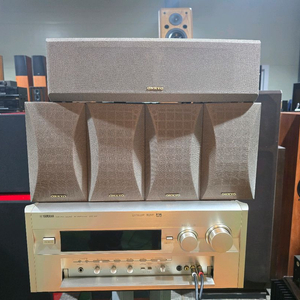 ONKYO 북쉘프 4개 센터 스피커 1개 밀페형 스피커 일괄
