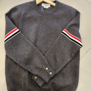 남성 톰브라운 니트 그레이