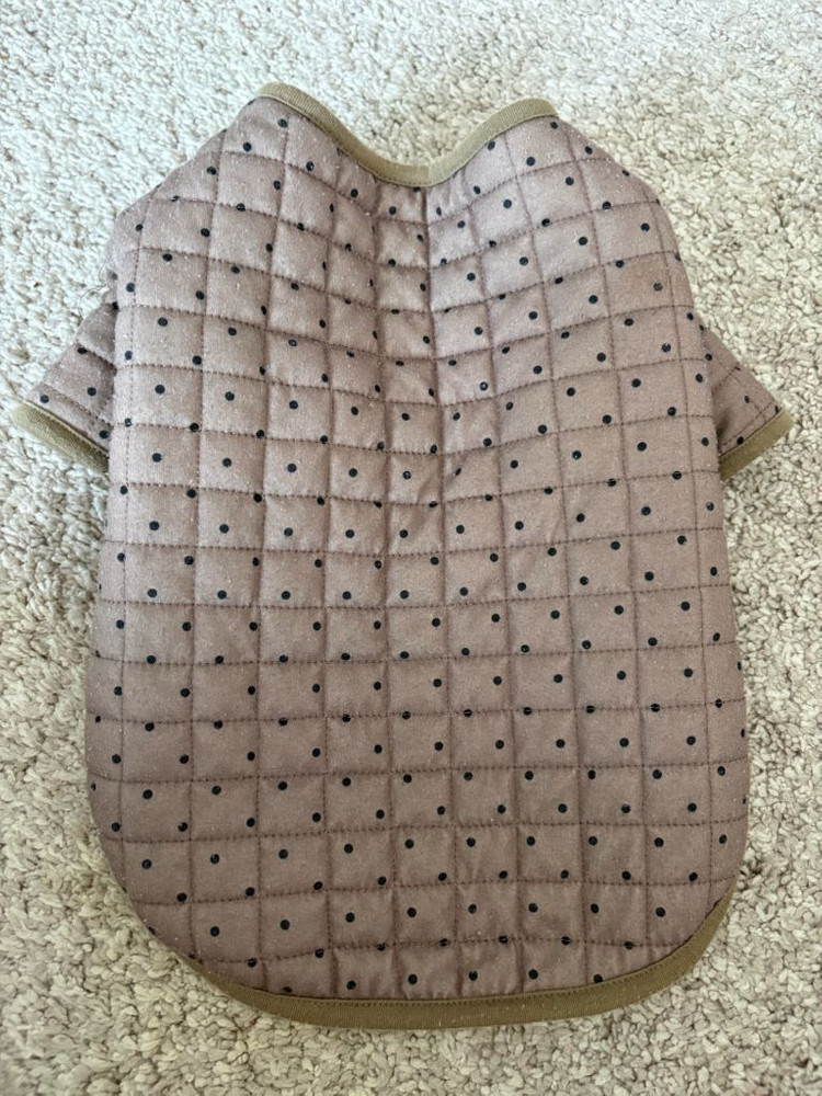 강아지 옷 누빔 조끼 티셔츠 L 일괄--5