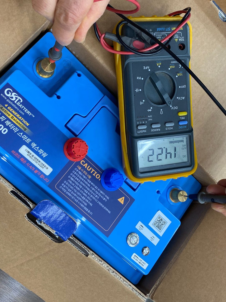 4세대 자동차 리튬인산철 시동용배터리 GSP XP 100L DIN 이미지