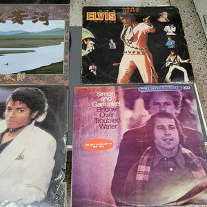 lp 마이클잭슨 싸이먼앤가펑클 엘비스프레슬리 등