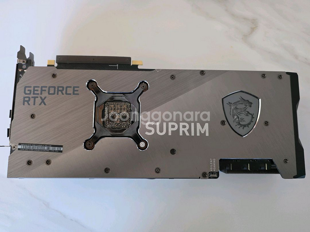 MSI 지포스 RTX 3080 슈프림 X D6X 10GB LHR--1