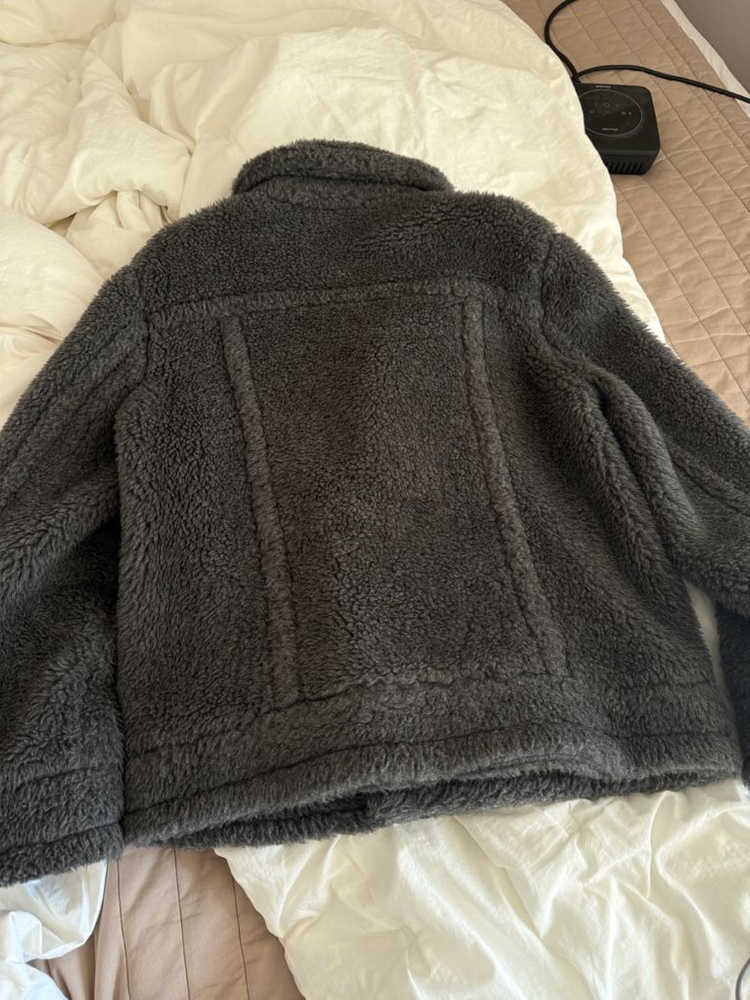 막스마라 테디베어 숏코트, 테디노 미디엄그레이 이미지