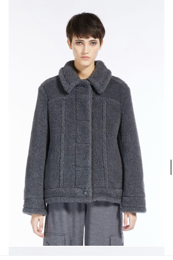 막스마라 테디베어 숏코트, 테디노 미디엄그레이 이미지