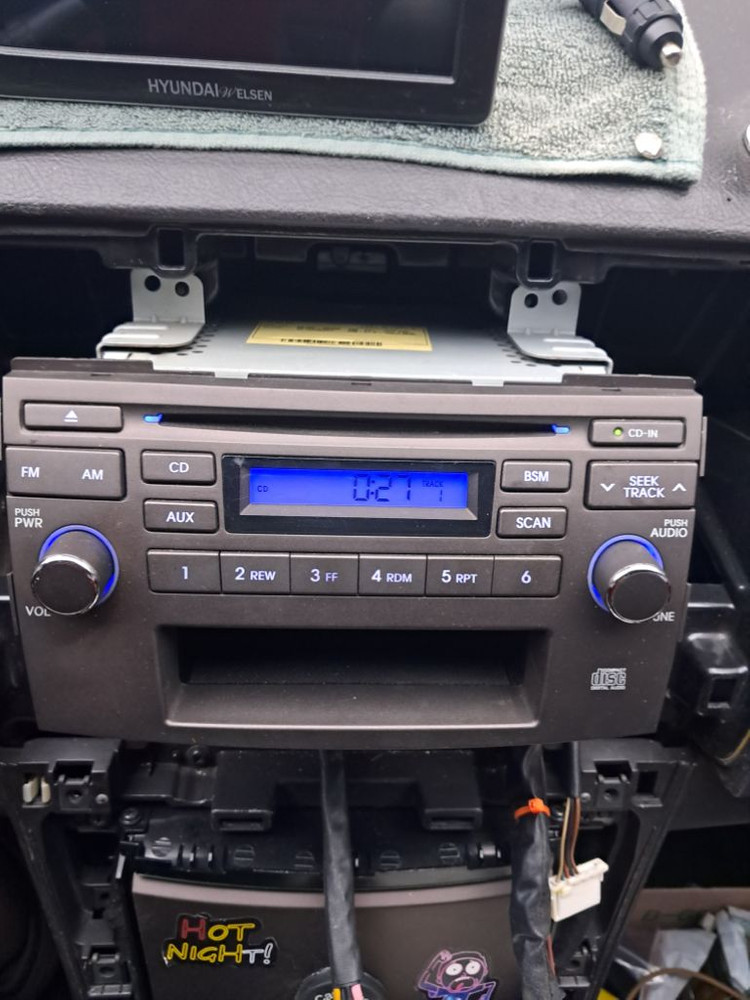 NF소나타 트랜스폼.순정오디오 1CD AUX 자출력2--1