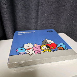 BT21 아이러브페인팅 보석십자수 DIY 취미 선물 액자 코믹 망 와펜 디즈니 아이돌 스타 굿즈