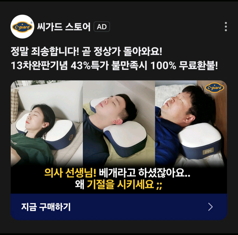 가격내림) 택포 씨가드 릴랙스 워셔블 메모리폼 베개--6