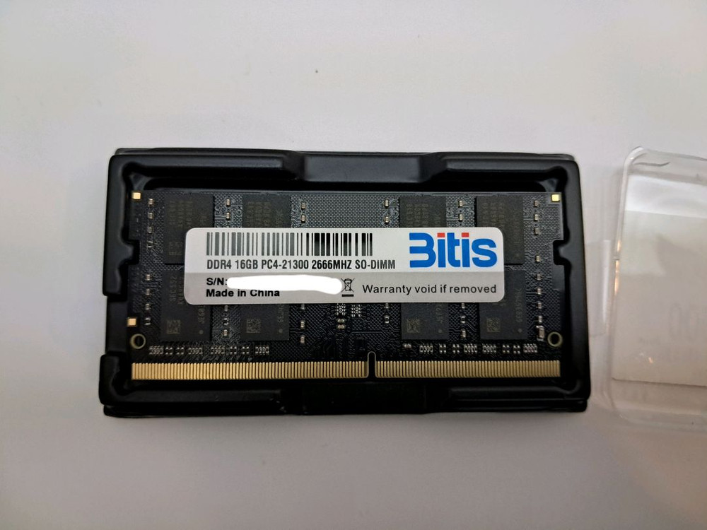 비티즈 Bitis DDR4 16GB 2666MHz 노트북 램 이미지
