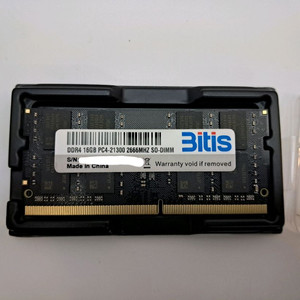 비티즈 Bitis DDR4 16GB 2666MHz 노트북 램 이미지