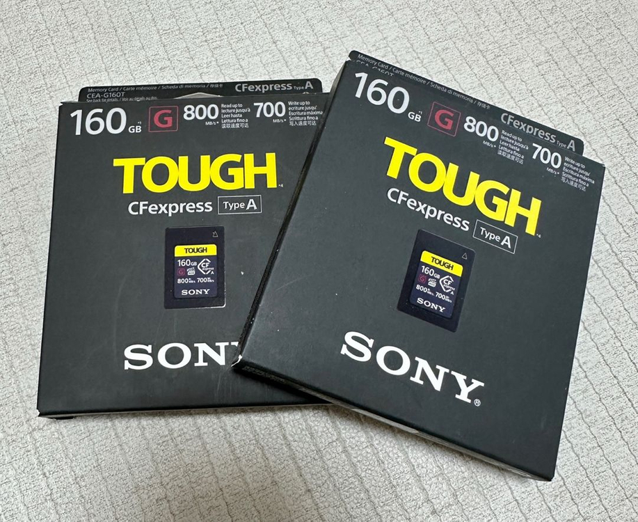 소니TOUGH(CF Type-A)160GB 메모리카드 판매합니다--3