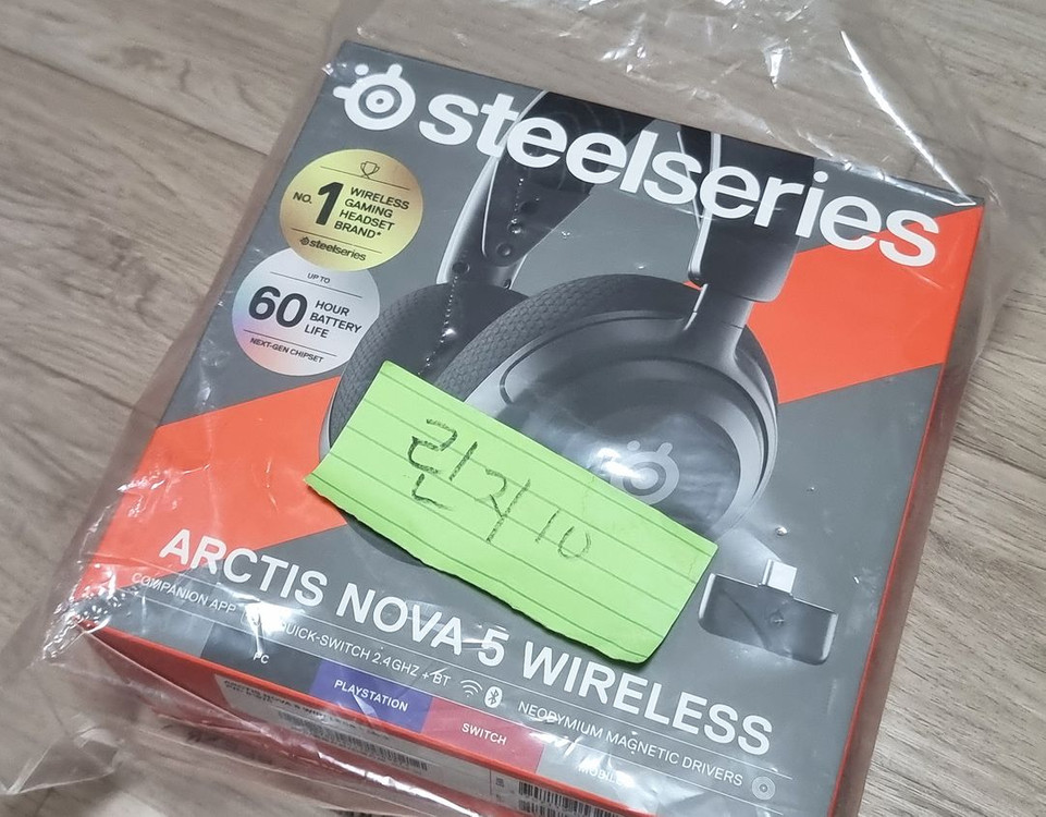 스틸시리즈 아크티스 노바5 5P 무선 게이밍 헤드셋--0